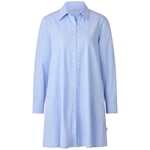 Robe-chemisier pour femme en popeline Bleu clair