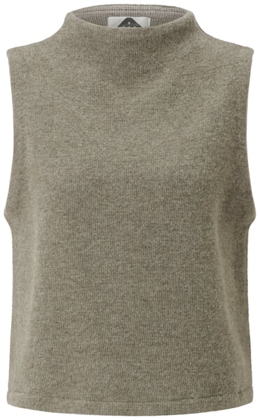 Camiseta de punto sin mangas para mujer Verde claro