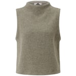 Camiseta de punto sin mangas para mujer Verde claro