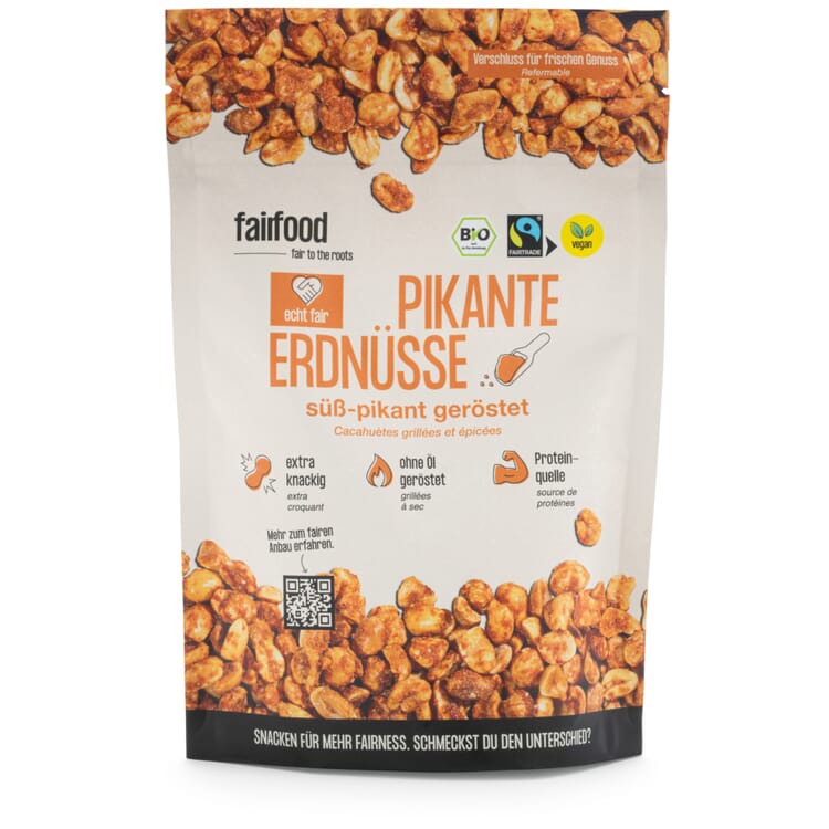 Bio-Erdnüsse pikant geröstet