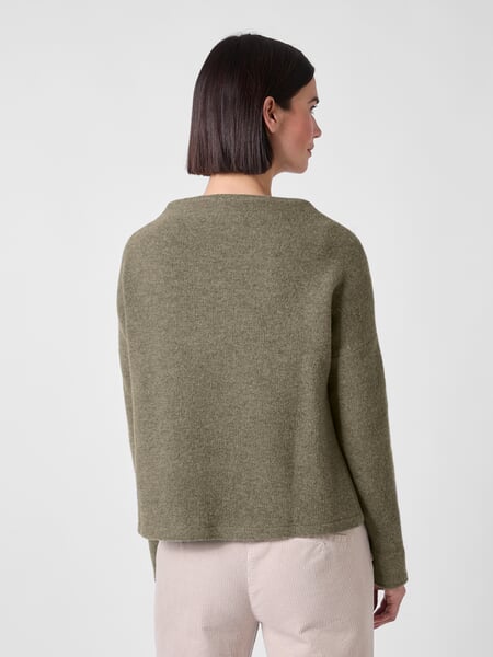 Jersey de punto para mujer Verde claro, Tragebild