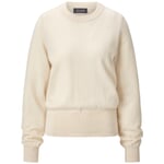 Pull en maille pour femme Crème