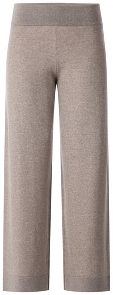 Damesgebreide broek Lichtbruin