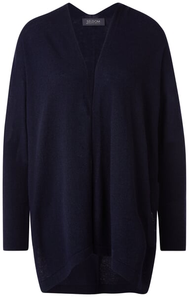 Cardigan pour femme en laine mérinos Bleu marine