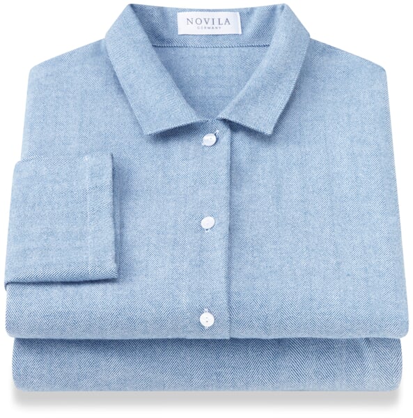 Women's Herringbone Flannel Pajamas Petrol