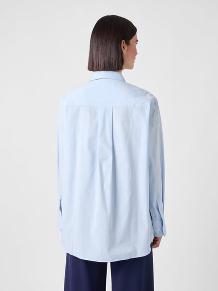 Camicetta da donna Azzurro, Tragebild