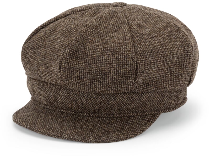 Gorra tipo globo para mujer Marrón