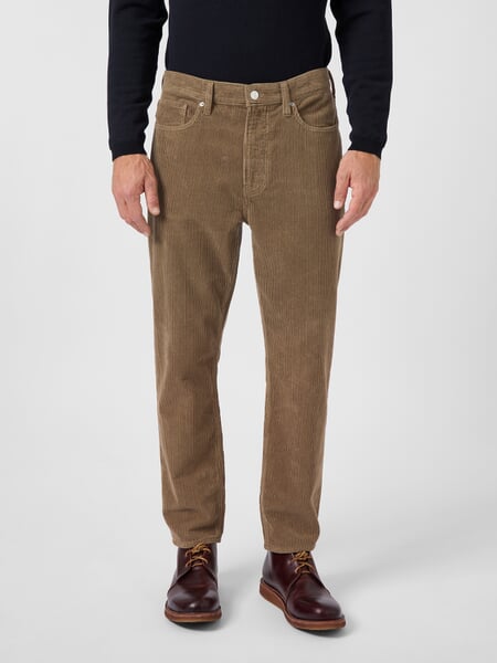 Herren-Cordhose Cognac, Tragebild