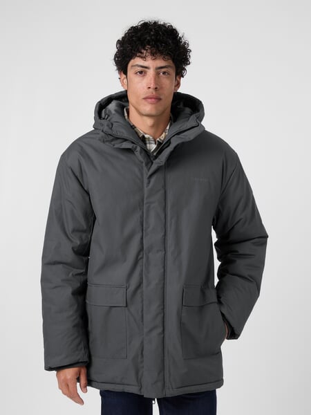 Winterparka voor heren Donkergrijs, gepresenteerd op een model