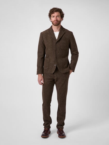 Herren-Surveyor-Jacket Braun, Tragebild