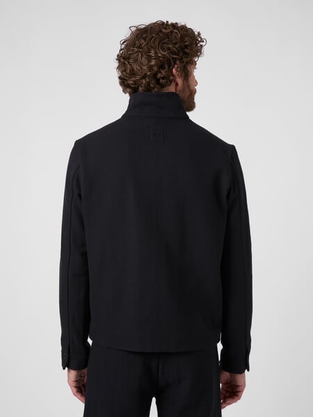 Herrenjacke Baumwolle Schwarz, Tragebild