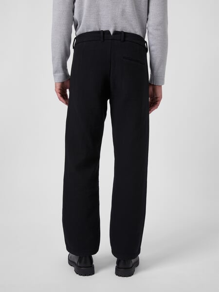 Herrenhose Baumwolle Schwarz, Tragebild