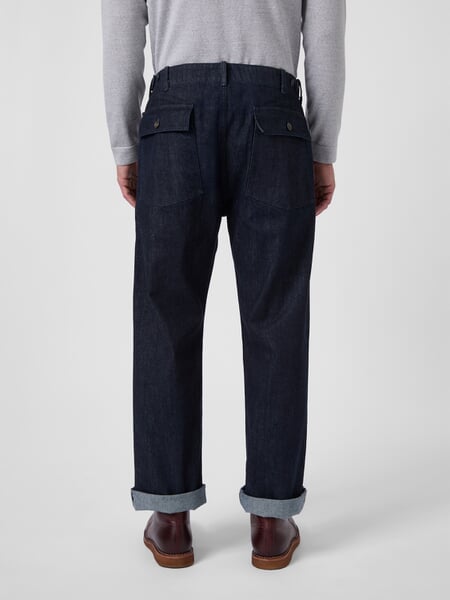 Herrenjeans Fatigue Denim, Tragebild