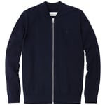 Chaleco de punto para hombre con cremallera Azul marino