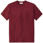 Heren-T-shirt van katoen Donkerrood