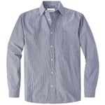 Camicia da uomo a quadri in popeline Blu