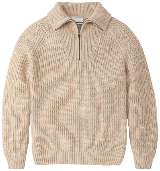 Pull-over pour homme en coton et laine Naturel