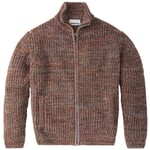 Cardigan da uomo Mélange ruggine