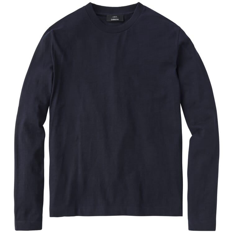 T-shirt à manches longues pour homme, Bleu marine