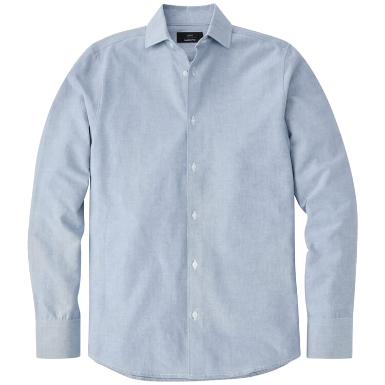 Herrenhemd Chambray, Hellblau