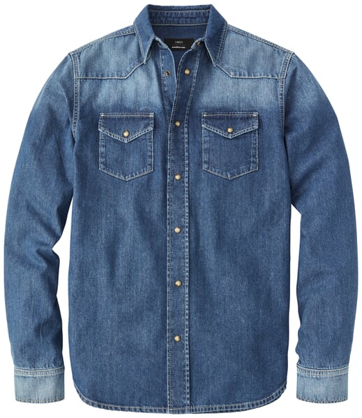 Herren-Jeanshemd Denim