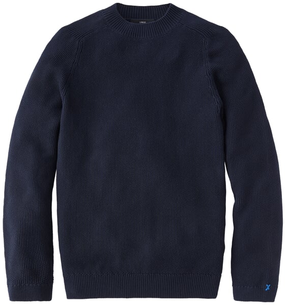 Herrenpullover Baumwolle Navy