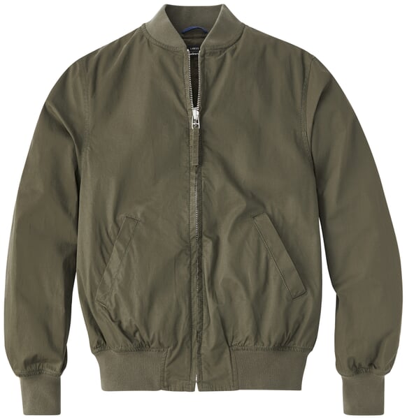 Herrenblouson Baumwolle Oliv
