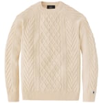 Pull à torsades pour homme Naturel