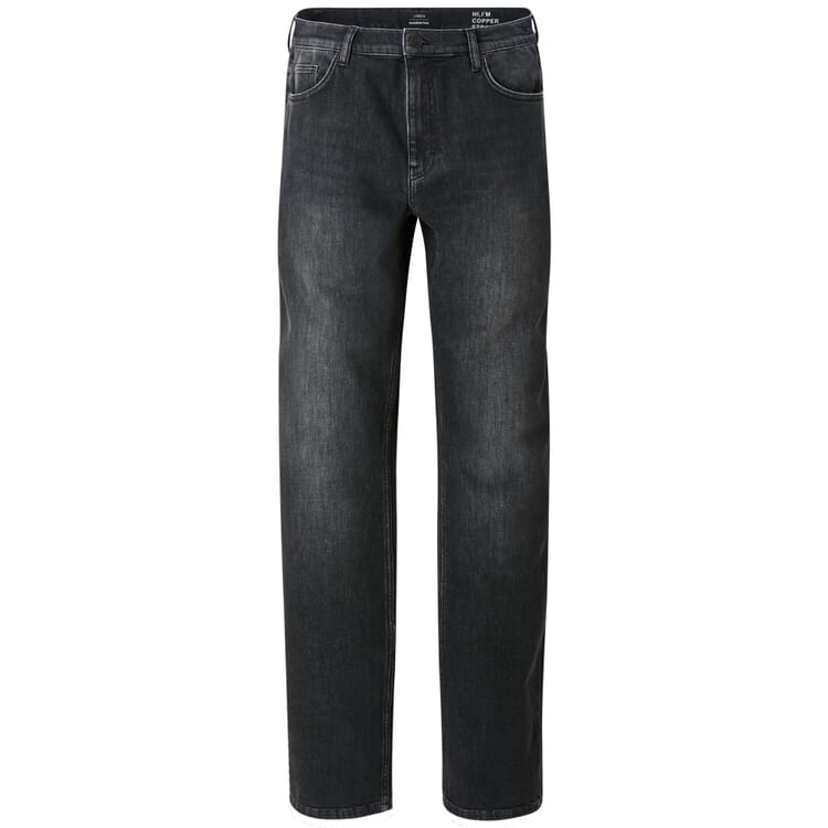 Vaqueros de hombre de corte recto, Denim negro