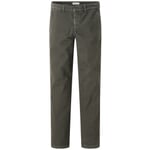 Pantalons en coton pour hommes Vert olive