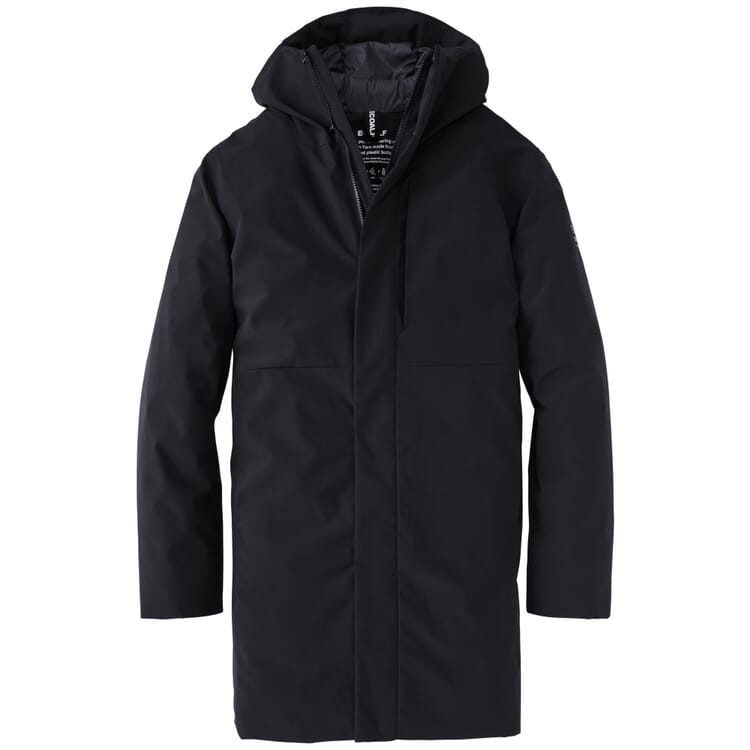 Parka invernale da uomo, Nero