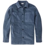 Heren-overshirt van corduroy Medium blauw