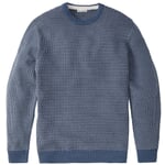 Herrenpullover gemustert Blautöne