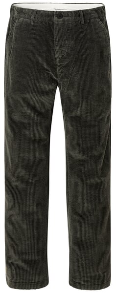 Cordbroek voor heren Donkergroen