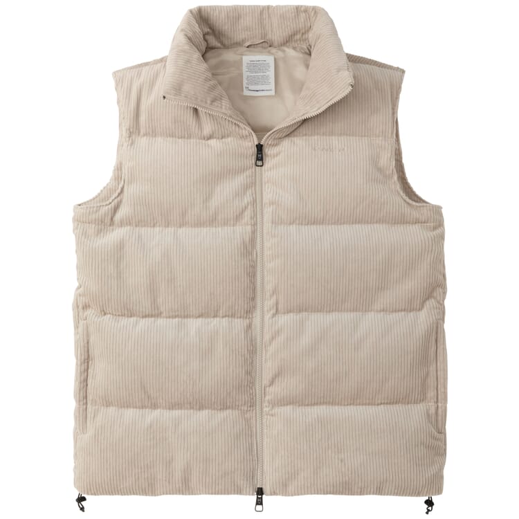 Gilet da uomo in velluto a coste