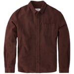 Herren-Flanellhemd Rostrot