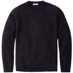 Herrenpullover Kaschmir-Wolle Blau-Braun