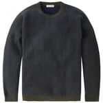 Pull pour homme en laine et cachemire Vert-bleu