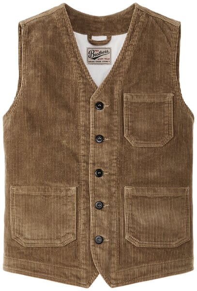 Herren-Roamer-Vest 1937 Cognac