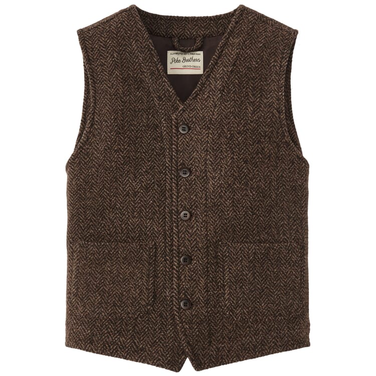 Chaleco Surveyor para hombre, Marrón