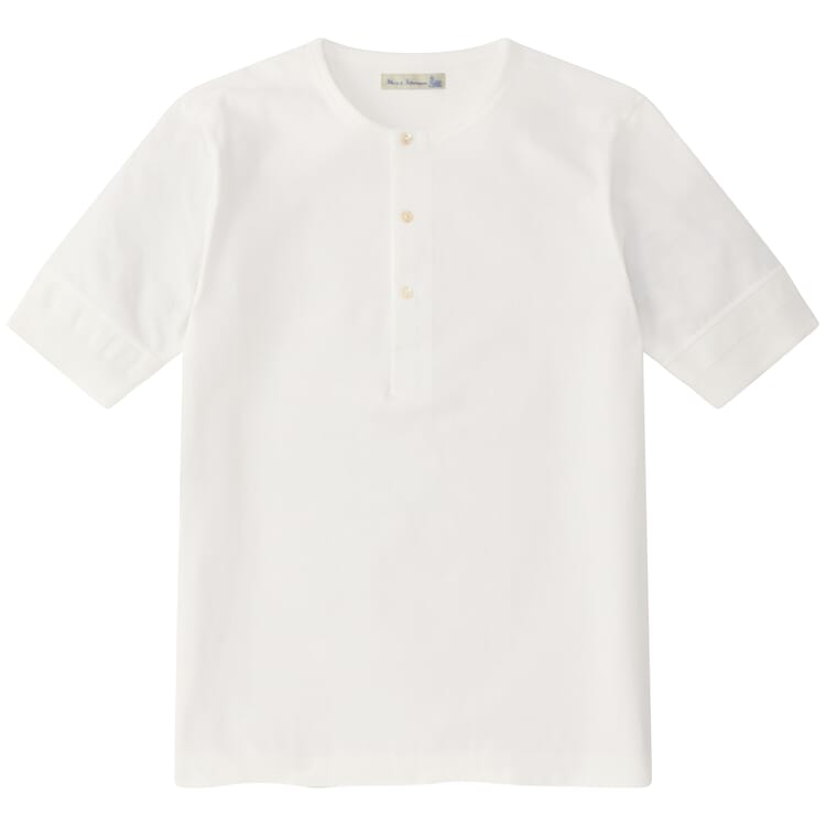 Maglietta Henley da uomo 2M07, Bianco