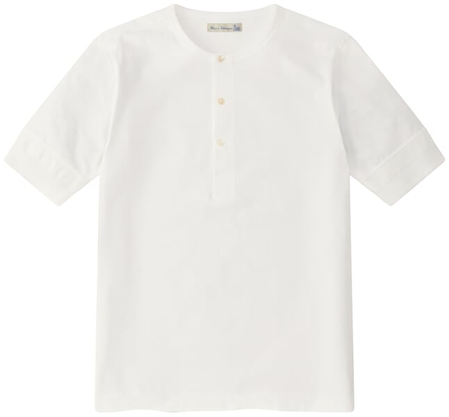 T-shirt Henley pour homme 2M07 Blanc