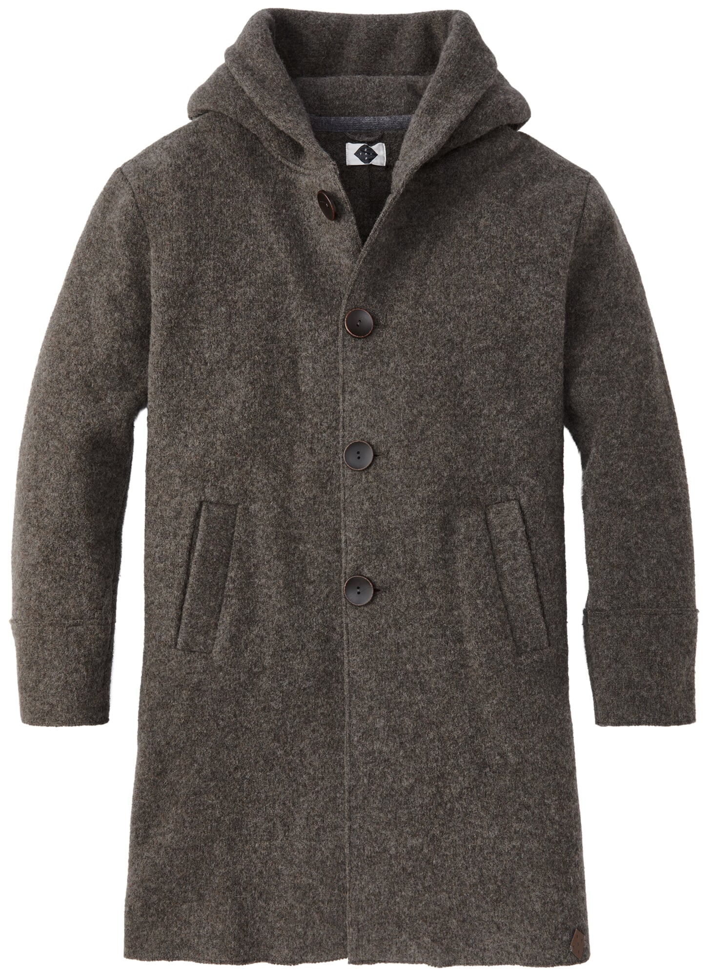 Men's Short Wool-Walk Coat, Brown | Manufactum
