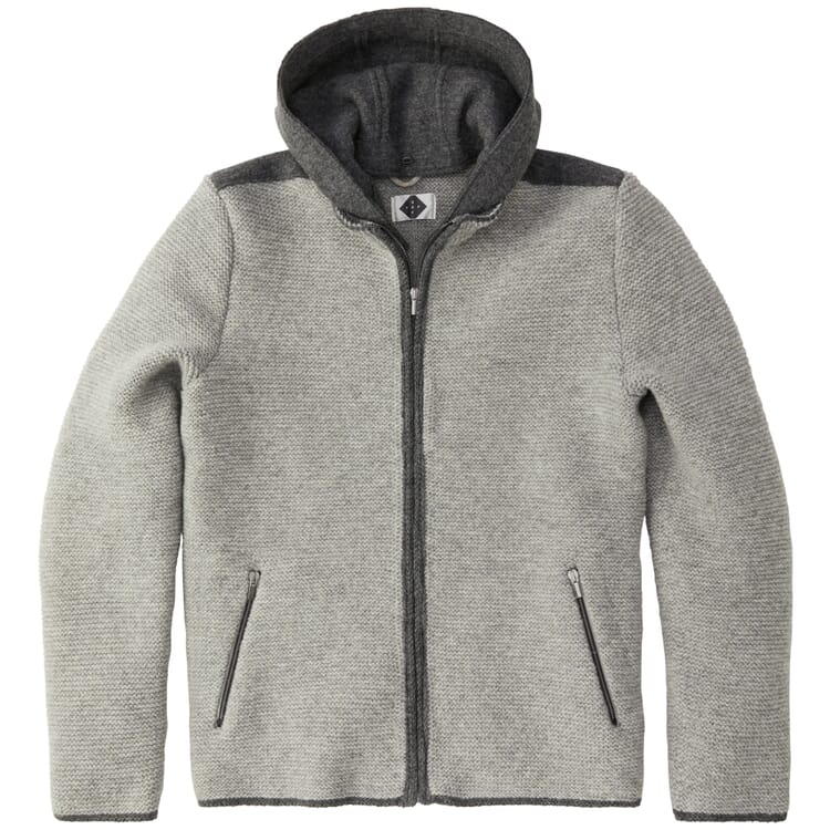 Cardigan da uomo con cappuccio