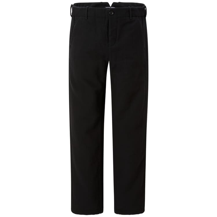 Pantaloni da uomo in cotone, Nero