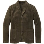 Veste en velours côtelé pour homme Olive