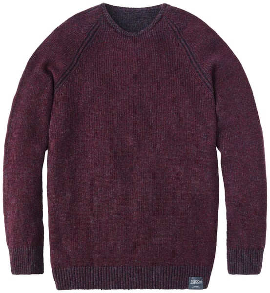 Men’s Alpaca Sweater Red-Blue