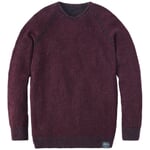 Men’s Alpaca Sweater Red-Blue