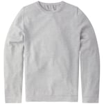 Pull à col rond pour homme Gris clair