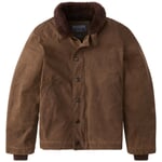 Chaqueta de hombre encerada Coñac